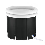 Weisshorn Portable Ice Bath Tub 70X80CM Inflatable Folding Bathtub Spa Massage - Side View