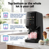 Devanti 10-in-1 Ice Cream Maker Machine Homemade Gelato Sorbet Smart Portion Control Custom Mix-Ins - 45-Degree Angle