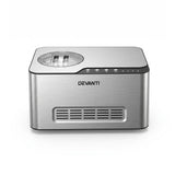 Devanti 2L 2-in-1 Ice Cream & Yogurt Maker Machine No Pre-Freezing Homemade Gelato Sorbet - Top-Down View