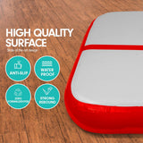 Powertrain 1m Air Inflatable Tumbling Mat Block - Red