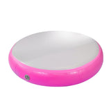 Powertrain 1m Air Track Spot Round Inflatable Tumbling Mat - Pink