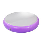 Powertrain 1m Air Track Spot Round Inflatable Tumbling Mat - Purple
