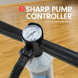 Kahuna Manual Hand SUP Pump for Air Tracks Inflatable Mattresses - Front View