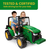 John Deere Dual Force Tractor Battery Operated 2-Seater Ride On