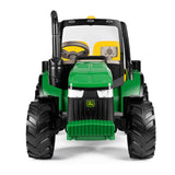 John Deere Dual Force Tractor Battery Operated 2-Seater Ride On - Top-Down View