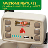 John Deere Dual Force Tractor Battery Operated 2-Seater Ride On - Rear View
