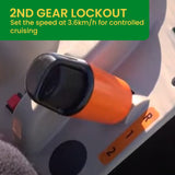 John Deere Dual Force Tractor Battery Operated 2-Seater Ride On - Low Angle