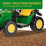 John Deere Dual Force Tractor Battery Operated 2-Seater Ride On - Extra Image