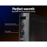 Devanti 2200W Infrared Heater Radiant Heaters - 45-Degree Angle