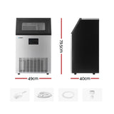Devanti 45kg Ice Maker Commercial Machine - Front View
