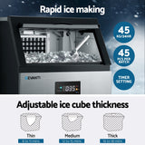 Devanti 45kg Ice Maker Commercial Machine - Top-Down View
