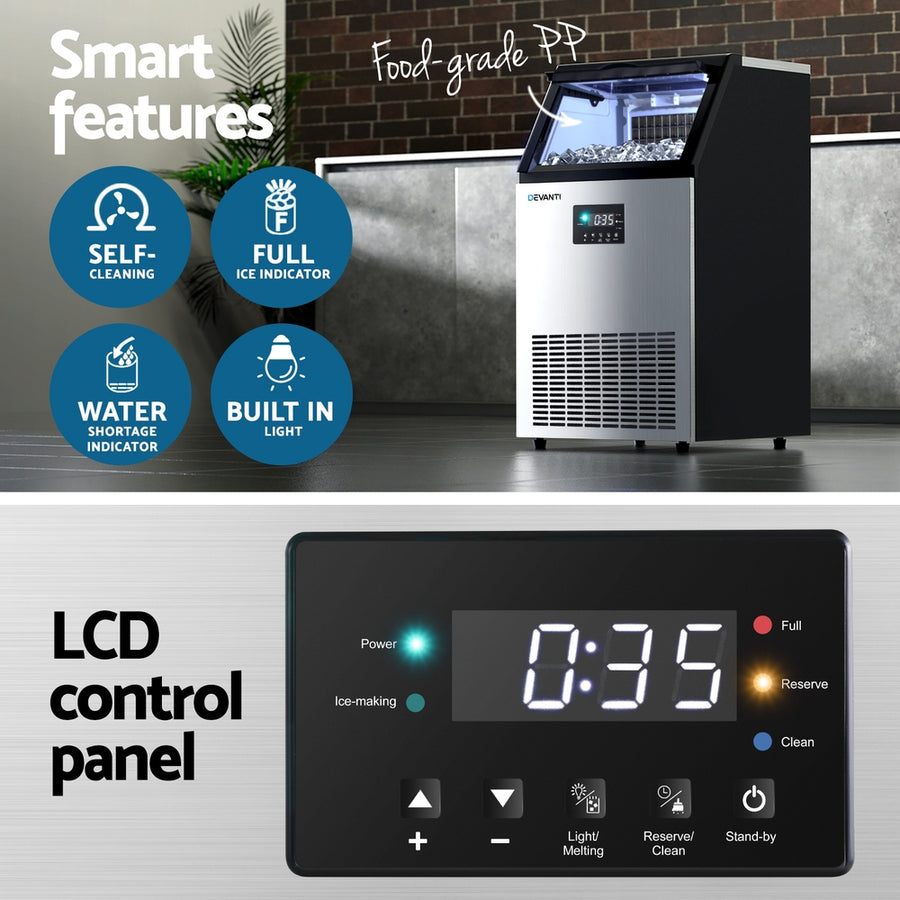 Devanti 45kg Ice Maker Commercial Machine, image 5