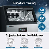 Devanti 60kg Ice Maker Commercial Machine - Top-Down View