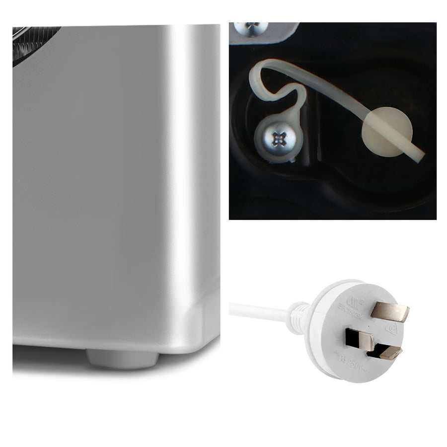 Devanti Portable Ice Cube Maker - Silver, image 7