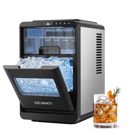 Devanti Ice Maker Crescent Ice 16pcs Countertop Machine 12KG/24H for Home, image 10