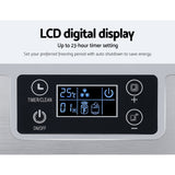 Devanti Commercial Portable Ice Maker – 3.2L Countertop Ice Cube Machine - Rear View