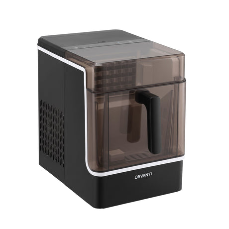 Devanti Ice Maker 23kg Portable Basket Square Cube Machine Black, image 4