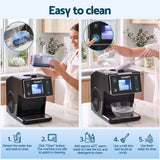 Devanti 20kg/24hr Ice Maker Snowflake Bingsu Shaved Ice Slushie Maker Black - Extra Image