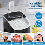 Compact Nugget Ice Maker Machine - 15kg Daily Capacity - Extra Image