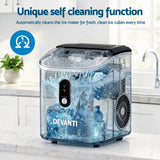 Compact Nugget Ice Maker Machine - 15kg Daily Capacity