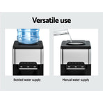 Devanti 20kg 3 in 1 Ice Maker Machine Cold and Hot Water Dispenser 3L Silver, image 5