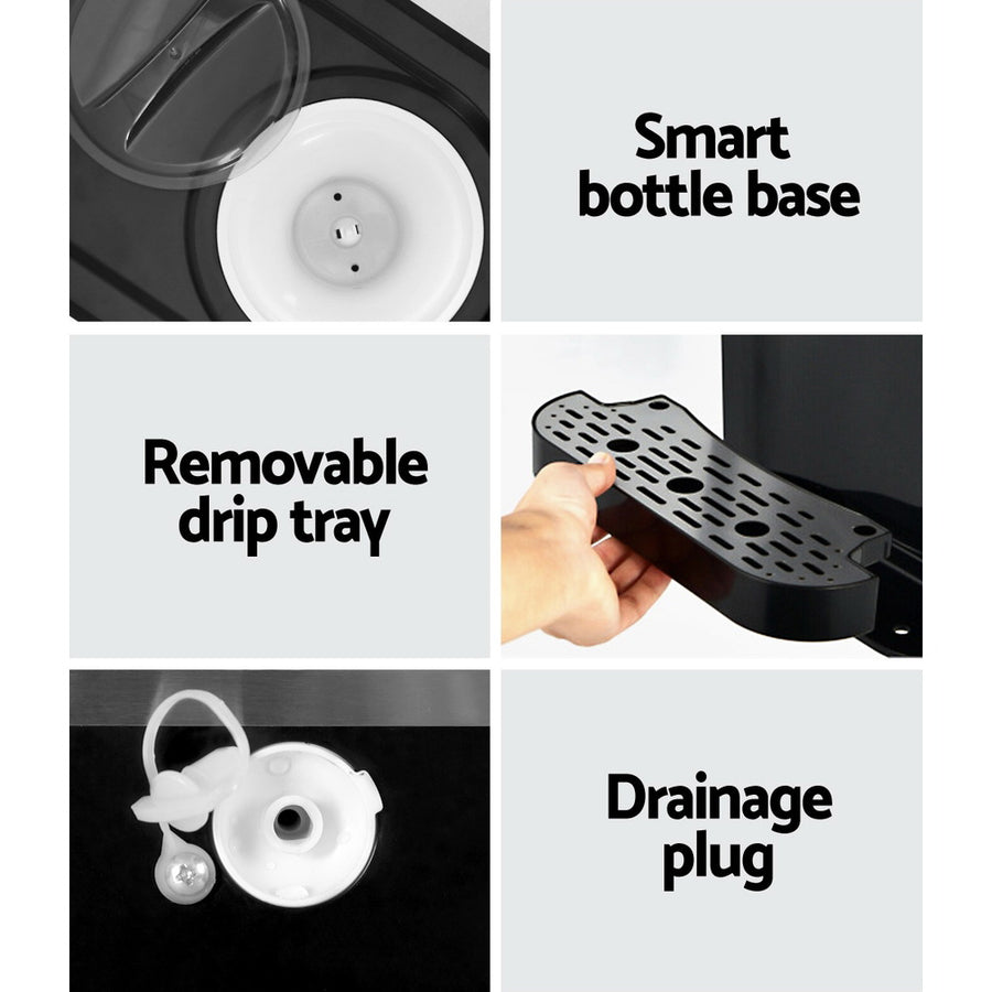 Devanti 20kg 3 in 1 Ice Maker Machine Cold and Hot Water Dispenser 3L Silver, image 6