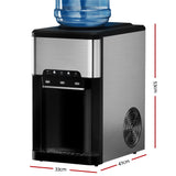 Devanti 20kg Ice Maker Machine with Water Dipenser - Front View