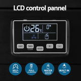 Devanti Commercial Ice Maker Cube Machine 30kg - 45-Degree Angle