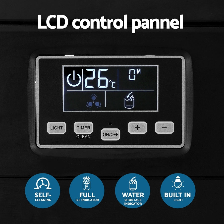 Devanti Commercial Ice Maker Cube Machine 30kg, image 5