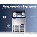 Devanti 60kg Commercial Ice Maker Machine - Side View
