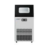 Devanti Commercial Ice Maker Machine 45kg Ice Cube Tray Bar Stainless Steel - Side View