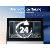 Devanti Commercial Ice Maker Machine 45kg Ice Cube Tray Bar Stainless Steel