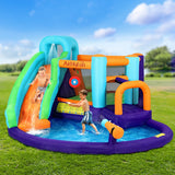 AirMyFun Inflatable Water Slide Kids Jumping Castle Trampoline Outdoor - Close-Up Angle