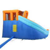 AirMyFun Kids Inflatable Pool Water Double Slide Park Jumping Castle 465X390CM - Side View