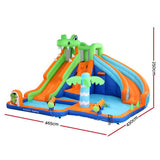 AirMyFun Kids Inflatable Pool Water Double Slide Park Jumping Castle 465X430CM - Front View