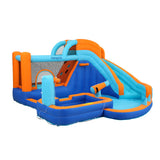 AirMyFun Kids Inflatable Pool Water Slide Park Jumping Castle Bounce 382X381CM - Side View