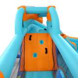 AirMyFun Kids Inflatable Pool Water Slide Park Jumping Castle Bounce 382X381CM - 45-Degree Angle