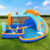 AirMyFun Kids Inflatable Pool Water Slide Park Jumping Castle Bounce 382X381CM - Close-Up Angle