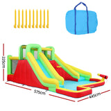 Doctor Dolphin Kids Inflatable Pool Water Slide Park Jumping Castle 575X445CM - Front View