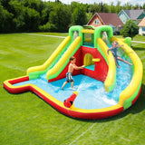 Doctor Dolphin Kids Inflatable Pool Water Slide Park Jumping Castle 575X445CM - Close-Up Angle