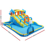 Keezi Inflatable Splash Kids Pool Water Slide Park with Blower 4m x 5.65m - Extra Image