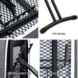Artiss Ironing Board Foldable Iron Rest Black - Rear View