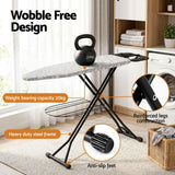 Artiss Foldable Ironing Board with Iron Rest Ironing Board for Laundry Room Arrow - Rear View
