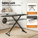 Artiss Foldable Ironing Board with Iron Rest Ironing Board for Laundry Room - 45-Degree Angle