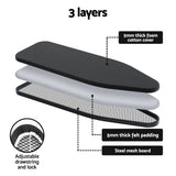 Artiss Foldable Ironing Board with Iron Rest Ironing Board for Laundry Room - Low Angle