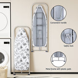 Wall-Mounted Foldable Ironing Board by Artiss in Elegant White - Rear View