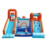 AirMyFun Inflatable Water Slide Castle with 12 Play Zones - Close-Up Angle
