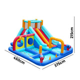 Doctor Dolphin 10-IN-1 Inflatable Water Park Dual Slides