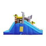 AirMyFun 12 Play Zones Inflatable Animal Theme Jumping Castle - Top-Down View