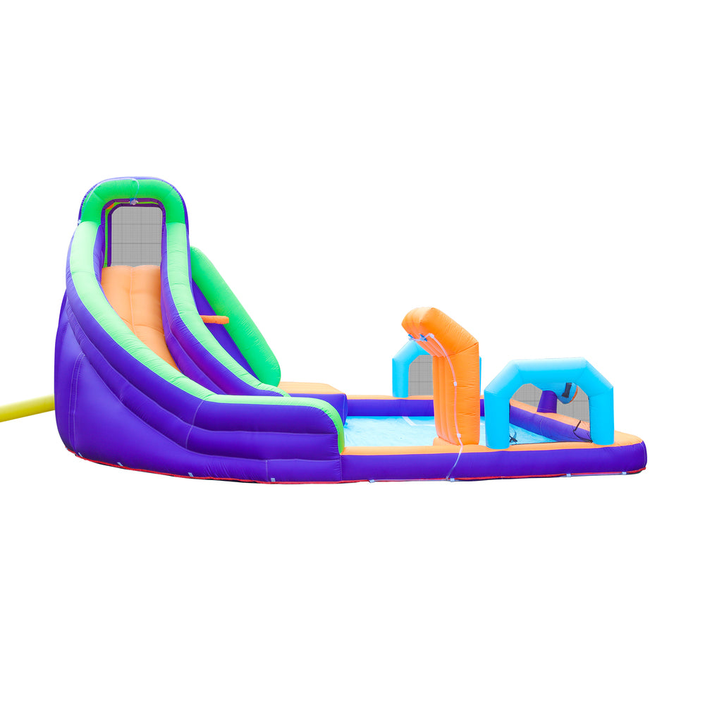 AirMyFun Inflatable Water Slide Bounce House 7 Play Zones